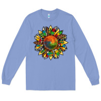 Colony Blue autism awareness cowhide leopard sunflower Long Sleeve Tee - Artiststas