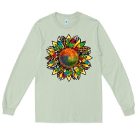Matcha autism awareness cowhide leopard sunflower Long Sleeve Tee - Artiststas