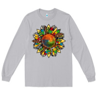Moon Dust autism awareness cowhide leopard sunflower Long Sleeve Tee - Artiststas