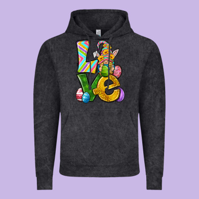 Love Gnome Easter Vintage Hoodie Designed By Neo Western