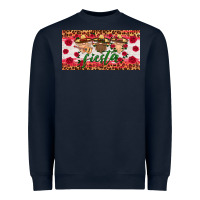 Navy fiesta mexico gnomes license plate Heavyweight Sweatshirt - HRA Design Shop