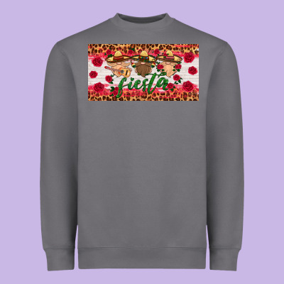 Fiesta Mexico Gnomes License Plate Heavyweight Sweatshirt Designed By Hra Design Shop