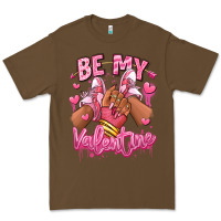 Cacao be my valentine afro girl sneakers Premium Tee - RanaPortraitStore