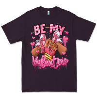 Plum be my valentine afro girl sneakers Premium Tee - RanaPortraitStore
