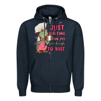 Waiting For My Sourdough To Rise Zipper Hoodie | Teevron