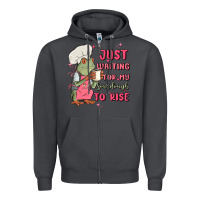 Smoke waiting for my sourdough to rise Zipper Hoodie - MaliasSmallBusiness