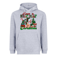 Heather Grey have a holly dolly christmas Heavyweight Hoodie - MaliasSmallBusiness