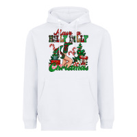 White have a holly dolly christmas Heavyweight Hoodie - MaliasSmallBusiness