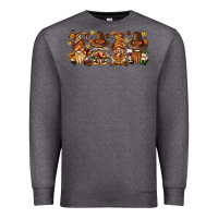 Charcoal Heather thanksgiving gnomies bbs Premium Sweatshirt - BundleAndBundleShop