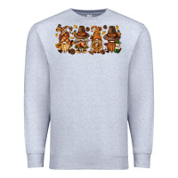 Heather Grey thanksgiving gnomies bbs Premium Sweatshirt - BundleAndBundleShop