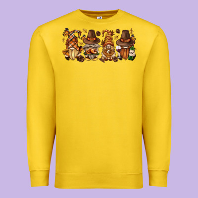 Thanksgiving Gnomies Bbs Premium Sweatshirt Designed By Bundleandbundleshop