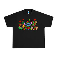 Black joy with christmas elf stitch Urban Heavy Tee - AdoDesignShop