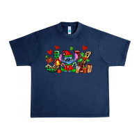 Navy joy with christmas elf stitch Urban Heavy Tee - AdoDesignShop