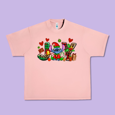 Joy With Christmas Elf Stitch Urban Heavy Tee Designed By Adodesignshop