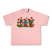 Salmon joy with christmas elf stitch Urban Heavy Tee - AdoDesignShop
