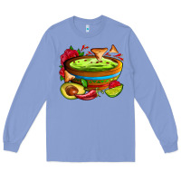 Colony Blue guacamole Long Sleeve Tee - AdoDesignShop