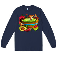 Navy guacamole Long Sleeve Tee - AdoDesignShop