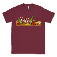 Burgundy beer bottles for christmas Classic Tee - AdoDesignShop