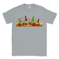 Heather Grey beer bottles for christmas Classic Tee - AdoDesignShop