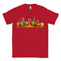 Red beer bottles for christmas Classic Tee - AdoDesignShop