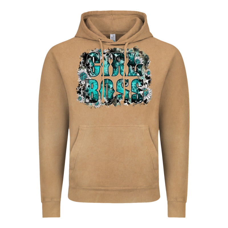 Girl Boss Vintage Hoodie by SublimationCraftShop | Teevron