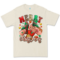 Bone Merry Christmas Caucasian girl sneakers Premium Tee - RanaPortraitStore