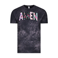 Cloud Black amen Vintage Tee - JahusDesignShop