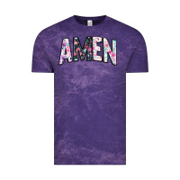 Cloud Purple amen Vintage Tee - JahusDesignShop