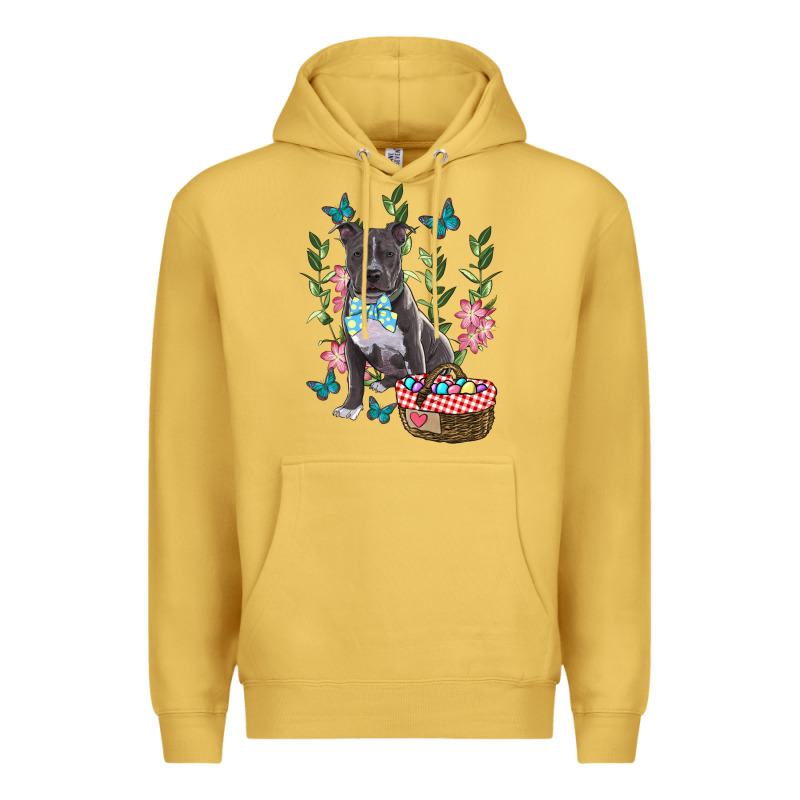 Easter Pitbull Premium Hoodie by RanaPortraitStore | Teevron