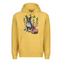 Antique Gold Easter Pitbull Premium Hoodie - RanaPortraitStore