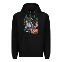 Black Easter Pitbull Premium Hoodie - RanaPortraitStore