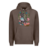 Coffee Easter Pitbull Premium Hoodie - RanaPortraitStore