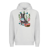 Dove Grey Easter Pitbull Premium Hoodie - RanaPortraitStore