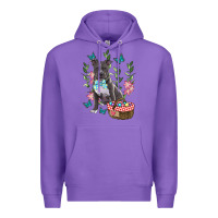 Purple Easter Pitbull Premium Hoodie - RanaPortraitStore