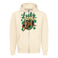 Sandshell lucky cowboy Zipper Hoodie - MaliasSmallBusiness