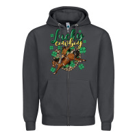 Smoke lucky cowboy Zipper Hoodie - MaliasSmallBusiness