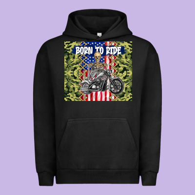 Born To Ride Urban Hoodie Designed By Tumblerdesignbyshophia