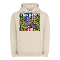 Pigment French Oak born to ride Urban Hoodie - TumblerDesignByShophia