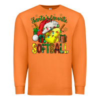 Carrot santa's favorite softball bbs Premium Sweatshirt - BundleAndBundleShop