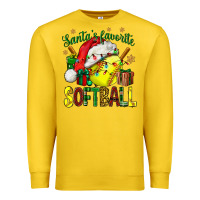 Lemon santa's favorite softball bbs Premium Sweatshirt - BundleAndBundleShop