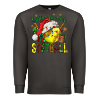 Smoke santa's favorite softball bbs Premium Sweatshirt - BundleAndBundleShop