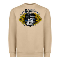 Back The Blue Heavyweight Sweatshirt | Teevron