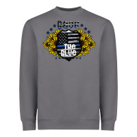 Storm back the blue Heavyweight Sweatshirt - CowhideDigitalArt