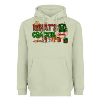 Matcha What's crackin Christmas Heavyweight Hoodie - NancyCooperArtShop