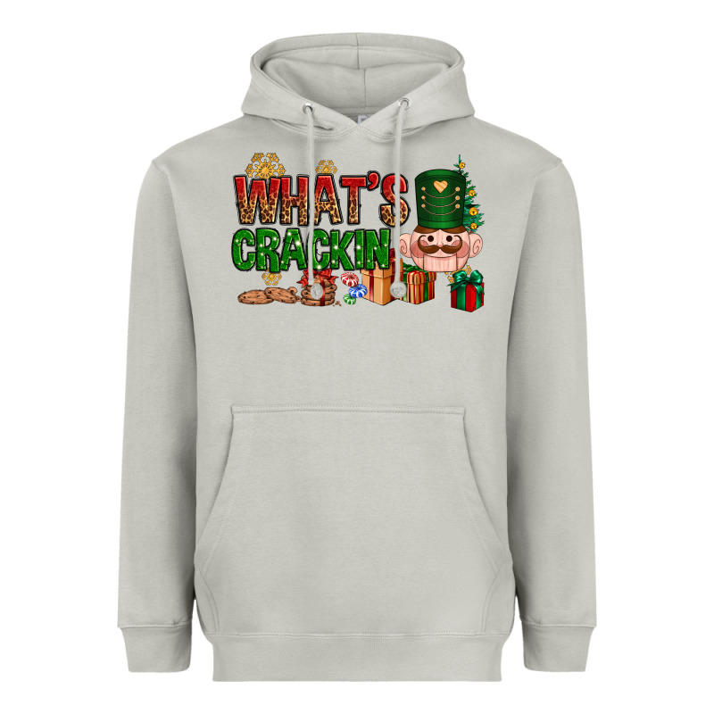 What's Crackin Christmas Heavyweight Hoodie by NancyCooperArtShop | Teevron