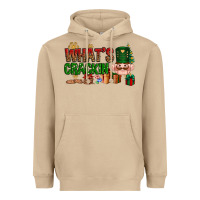 Mushroom What's crackin Christmas Heavyweight Hoodie - NancyCooperArtShop
