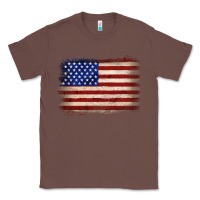 Chestnut American flag Classic Tee - JahusDesignShop