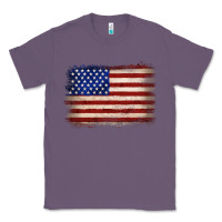 Lavender American flag Classic Tee - JahusDesignShop