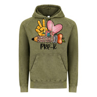 Vintage Olive peace love pre k Vintage Hoodie - JahusDesignShop