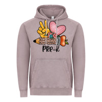 Vintage Zinc peace love pre k Vintage Hoodie - JahusDesignShop